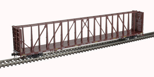 HO Scale 73-Foot Center Partition Boxcar Model of BNSF Railway #562678 in Red and White by Atlas 20006487