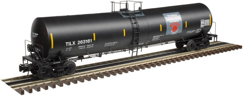 Atlas HO Scale 25,500 Gallon Trinity Tank Car in Black, Gray, Red #261905
