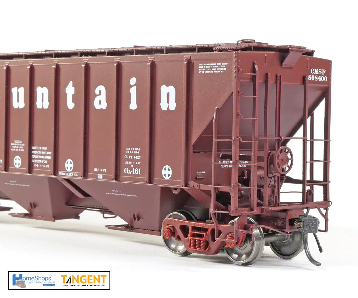 HomeShops HO Scale Limited Edition Tangent PS - 4427 Covered Hopper Car for Cat Mountain Santa Fe Railroad, Road Number CMSF 808449