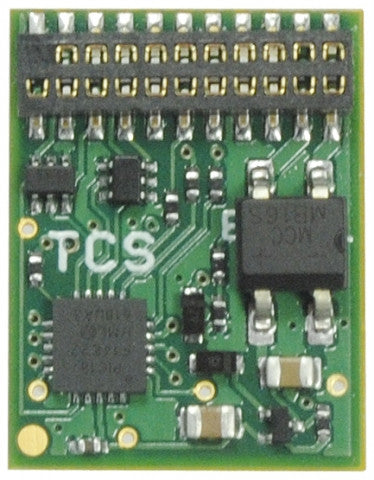 TCS 1674 Train Control Systems - EU821 Decoder for HO Scale Model Trains, Part # 745 - 1674