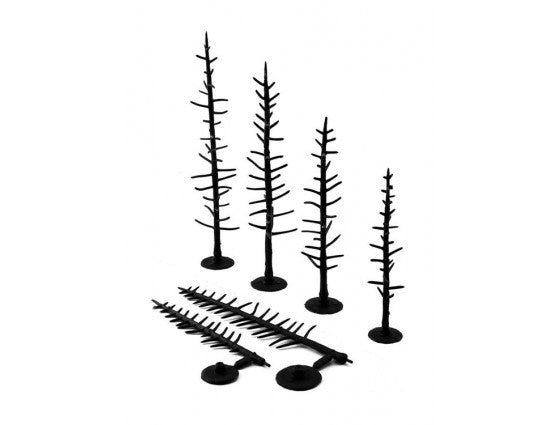 Woodland Scenics 1124 Pine Tree Armatures for Model Making - Package of 70, Sizes Ranging from 2-1/2 to 4 Inches (6.4 to 10.2 cm) in A Scale