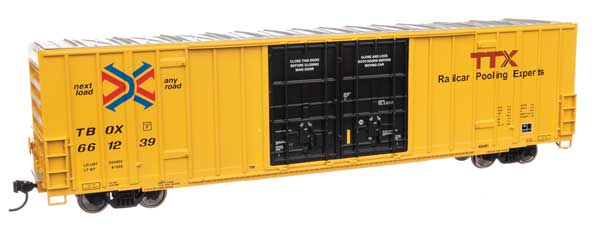 Walthers HO Scale 60' HC High Cube Plate F Boxcar TTX #661239 Limited Edition