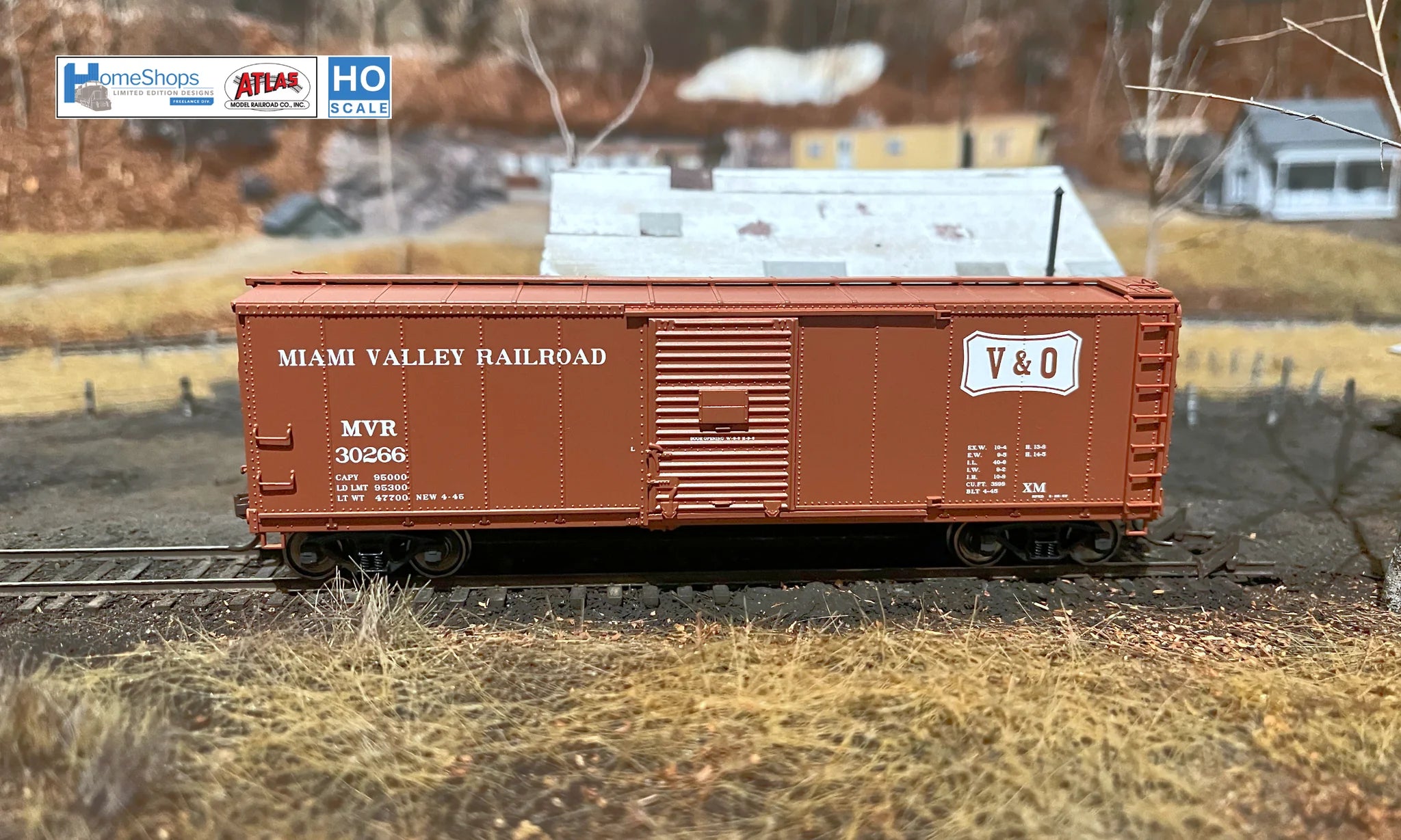 HO Scale Atlas USRA Rebuilt 40' Steel Box Car - Miami Valley Railroad #30266