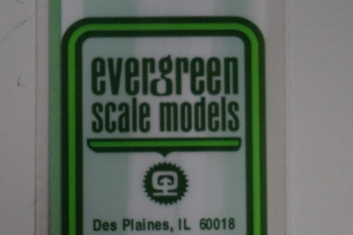 Evergreen 227 - HO Scale Styrene Tube with a Diameter of 7/32 inches (0.219 inches) - Pack of 3 Pieces, Part # 269 - 227