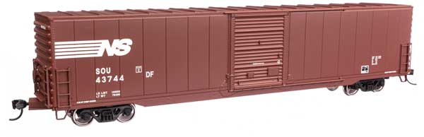HO Scale Walthers 910-3366 60' Norfolk Southern SOU #43744 Auto Parts Boxcar
