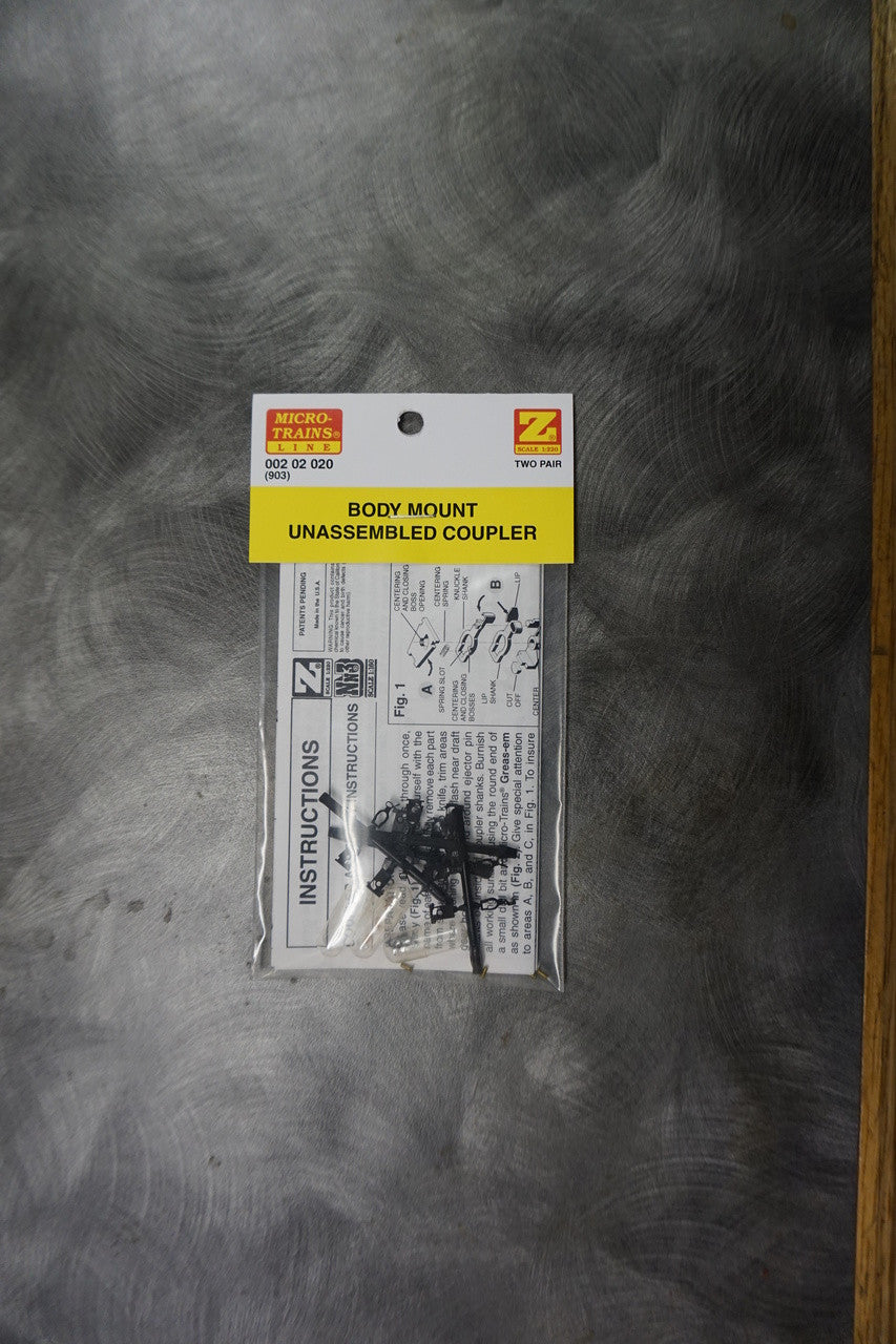00202020 MICRO TRAINS Body Mount for N Scale Rolling Stock with Platform (903)