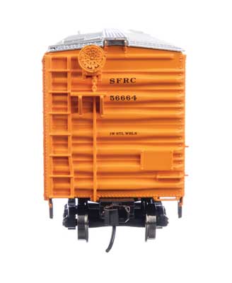 Walthers Mainline HO Scale 50-Foot AAR Mechanical Refrigerator Car - SFRC Santa Fe #56664 Model Train Accessory