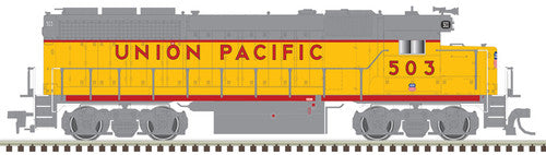 Atlas HO Scale Model Train - GP-40 Union Pacific #515 in Armour Yellow, Gray, and Red with DCC & Sound Functionality