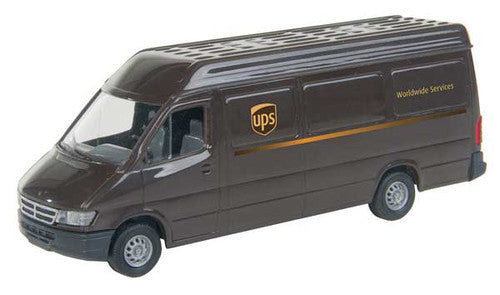 HO Scale Walthers 949 - 12200 UPS Delivery Van with Modern Shield Logo SceneMaster