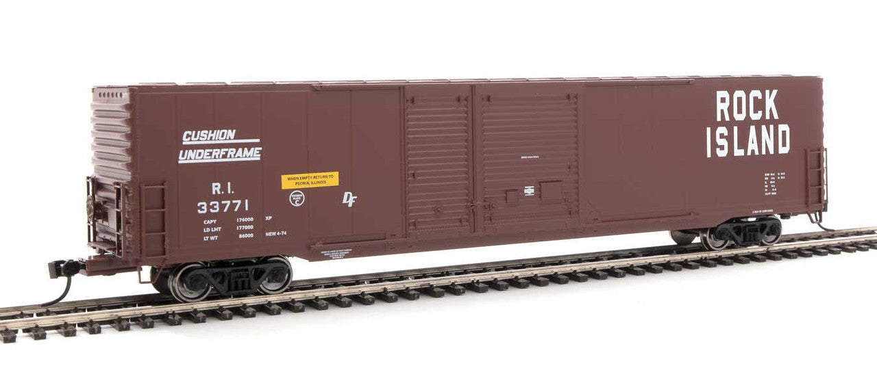Walthers HO Scale 60' Auto Parts Boxcar RI - Rock Island #33771 910 - 3217