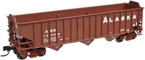 N Scale Model Atlas 50004897 PS - 2750 Hopper for Alaska Railroad #14402 in Boxcar Red and White Colors