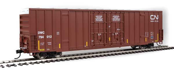 HO Scale Walthers 910 - 2987 60' High - Cube Plate F Boxcar CN Canadian National #794012