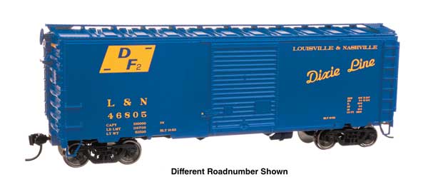 Walthers HO Scale 40' ACF Welded Boxcar L&N #46809