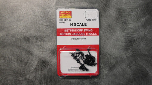 N Scale Micro Trains Bettendorf Swing Motion Caboose Trucks (1184)