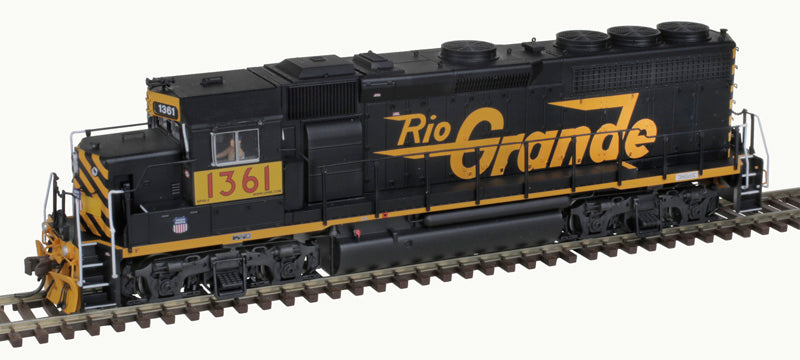 HO Scale Atlas EMD GP40 - 2 Union Pacific #1361 DCC & Sound, Black, Gold, Yellow