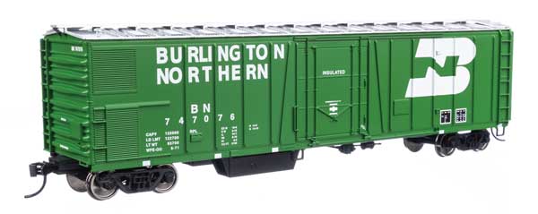 Walthers Mainline HO Scale 50' BN Burlington Northern #747076 AAR Mechanical Refrigerator Car