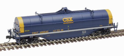 Atlas N Scale 42-Inch Coil Steel Car CSXT - CSX #496625 in Blue and Yellow Colors for Model Railroading