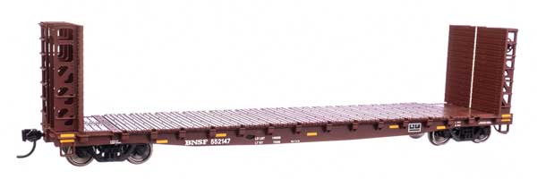 HO Scale Walthers Mainline 53' GSC Bulkhead Flatcar BNSF #552147 910 - 5922
