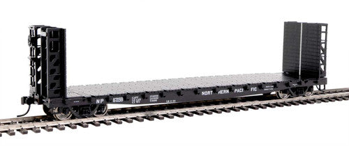 Walthers HO Scale 53' GSC Bulkhead Flatcar - Northern Pacific #67159 (Black) 910-5912