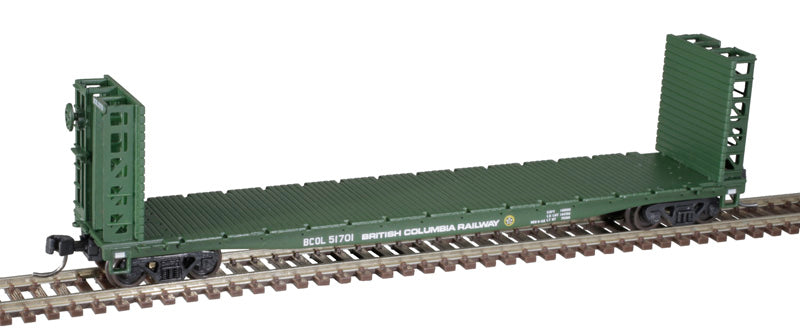N Scale Atlas 48' GSI - GSC Bulkhead Flatcar BCR #51726