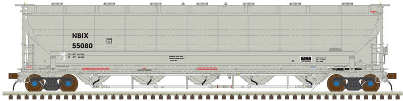 ATLAS N Scale 50004335 Trinity 5660 Covered Hopper - NBIX #55085