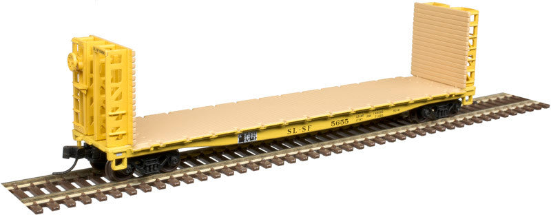 Atlas N Scale 48' GSI Bulkhead Flat Car SL - SF Frisco #5655, Part #150 - 50004807