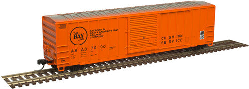ATLAS N Scale FMC 5077 Single-Door Boxcar #7090 in Orange & Black