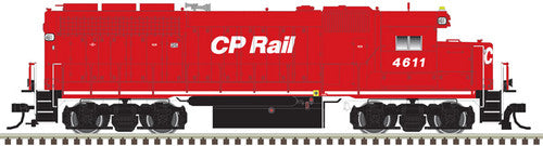 Atlas HO Scale Model Train - GP-40 CP Rail #4611 with Ditch Lights, DCC & Sound Functionality - 150-10004025