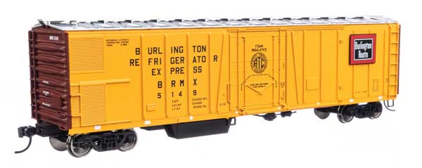 HO Scale Walthers Mainline 50' BRMX Chicago, Burlington & Quincy #5149 AAR Mechanical Refrigerator Car