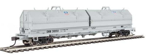 HO Scale Walthers Proto 50' Evan Coil Car - Union Pacific CNW #249151 (Gray, Small UP Shield)
