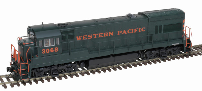 Atlas Gold HO Scale GE U30B #3068 (Green, Orange) DCC & Sound Model