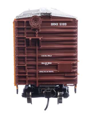 Walthers Mainline HO Scale 50-Foot AAR Mechanical Refrigerator Car - BRMX Chicago, Burlington & Quincy #5189 Model Train Accessory