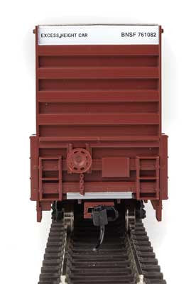 HO Scale Walthers 910-2982 BNSF #761082 60' High Cube Plate F Boxcar
