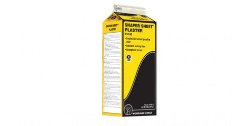Woodland Scenics 1180 Plaster Shaper Sheet(TM) - A Scale 1/2 - Gallon (1.89L) Plaster Product
