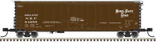 Atlas 50005699 NKP N Scale 50-Foot General American RBL Plug-Door Boxcar - Nickel Plate Road #84069 in Boxcar Red, Black, and White