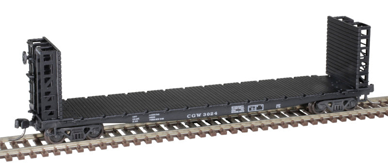 Atlas N Scale 48' Bulkhead Flatcar CGW Chicago Great Western #3030