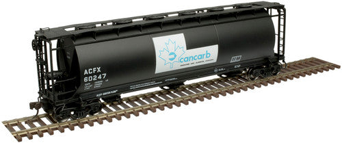 Atlas HO Scale Model - ACF 3 Bay Covered Hopper ACFX CANCARB #60242 (20005774)