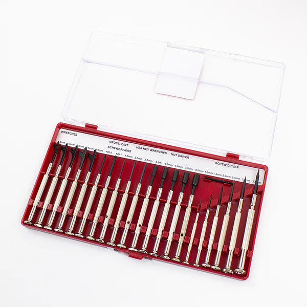 Excel 60008 21-Piece Miniature Tool Set for All Scales