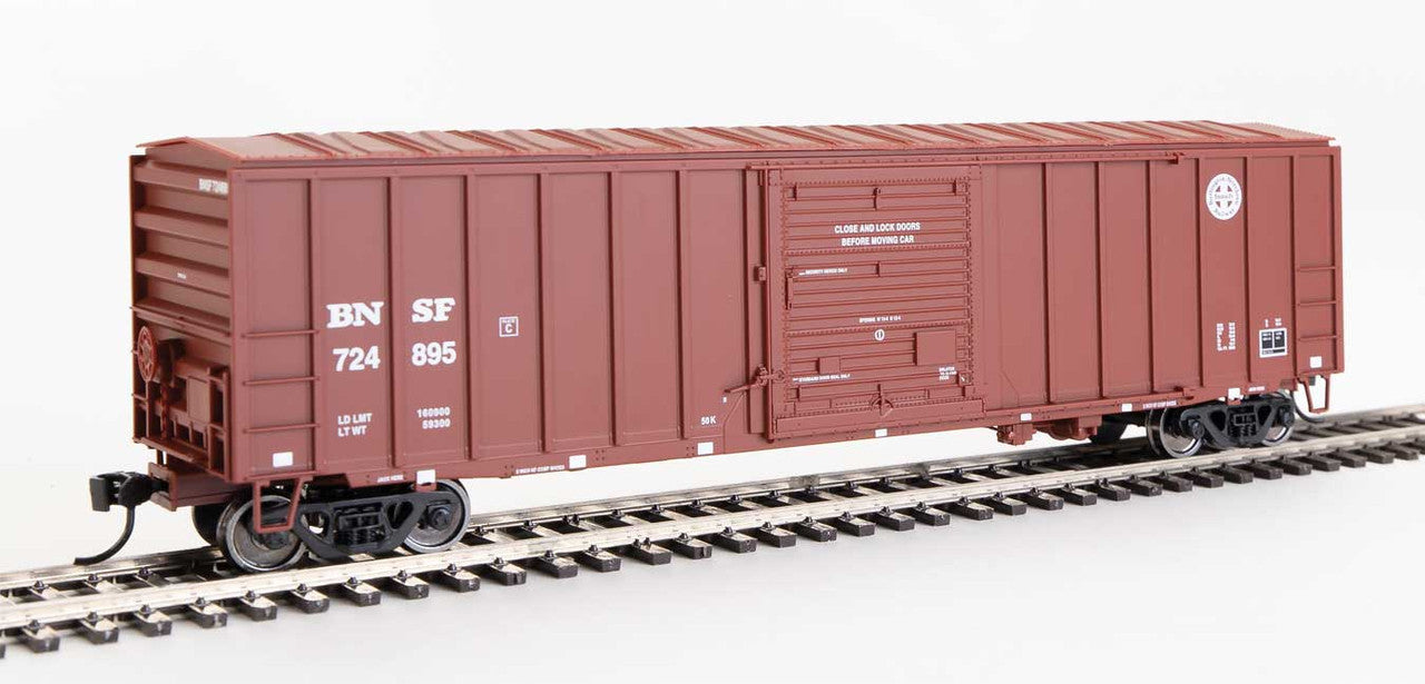 HO Scale Walthers 910-1850 BNSF #724895 ACF Exterior Post Boxcar