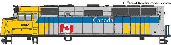 Walthers Mainline HO Scale EMD F40PH VIA Rail Canada #6427 with ESU Sound & DCC