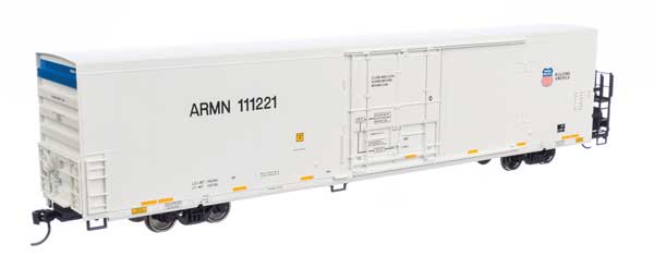Walthers HO Scale 72' White Modern Refrigerator Boxcar UP Union Pacific #111221