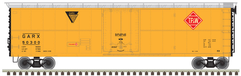Atlas 20005792 HO Scale Insulated 50' GARX Boxcar (Reefer) TP&W #50300