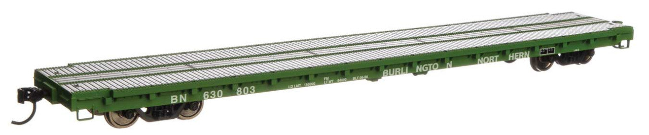 Walthers 910 - 5389 HO Scale 60' PS Flatcar BN Burlington Northern #630830