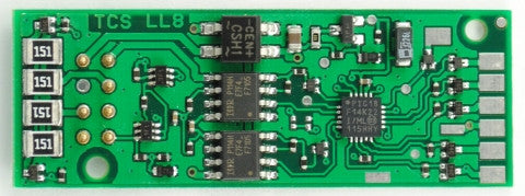 HO Scale 745-1343 LL8 Train Control Decoder with Advanced Features