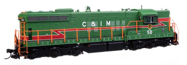 Walthers Proto HO Scale Model Train - 920-42703 SD9 Diesel Locomotive of C&MI Chicago & Illinois Midland #50 with DCC & Sound Function