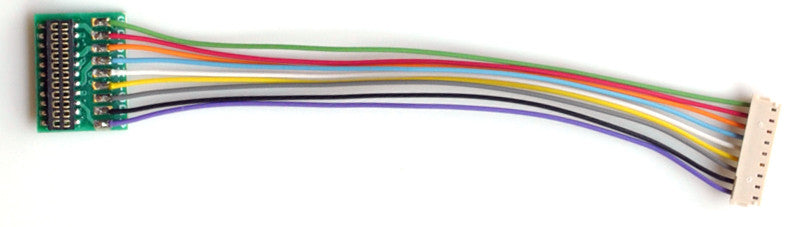 HO Scale Train Control System T-3.5-21: 9-Pin JST to NEM21 European Harness #745-1353