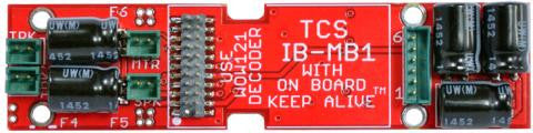 HO Scale 1617 TCS Train Control IB - MB1 Motherboard Part #745 - 1617