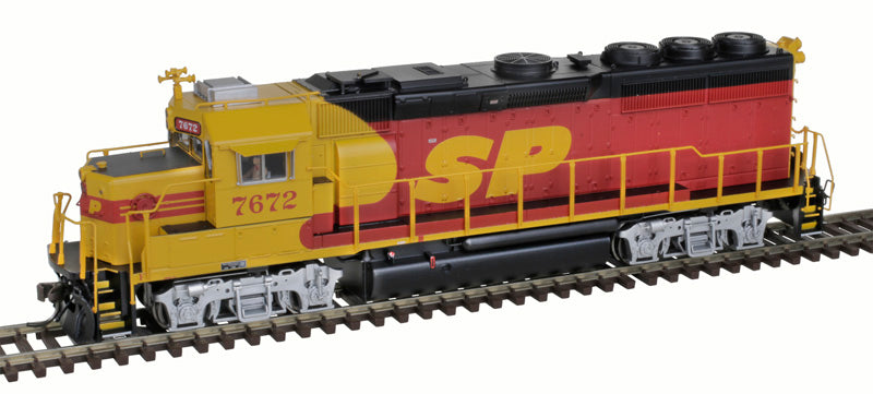 Atlas 10004247 HO Scale EMD GP40 - 2 Southern Pacific #7672 (Red, Yellow, Black) DCC & Sound