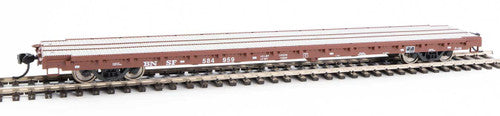HO Scale Walthers 910-5360 60' Pullman-Standard Flatcar BNSF #584959