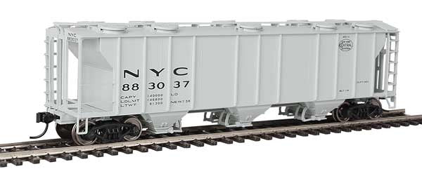 Walthers Mainline HO Scale 50' PS-2 3-Bay Covered Hopper - NYC #883037